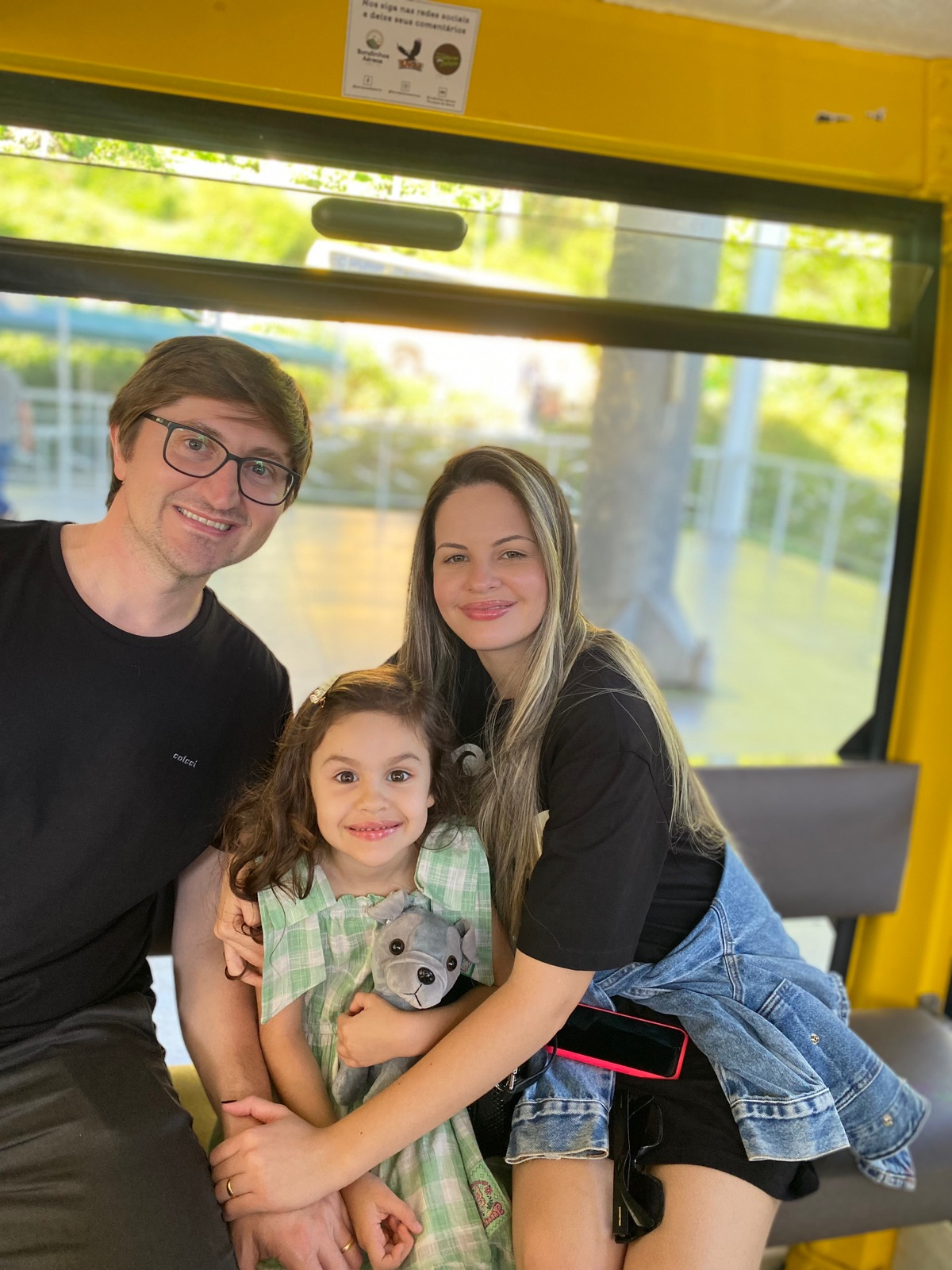 Família em passeio na Serra